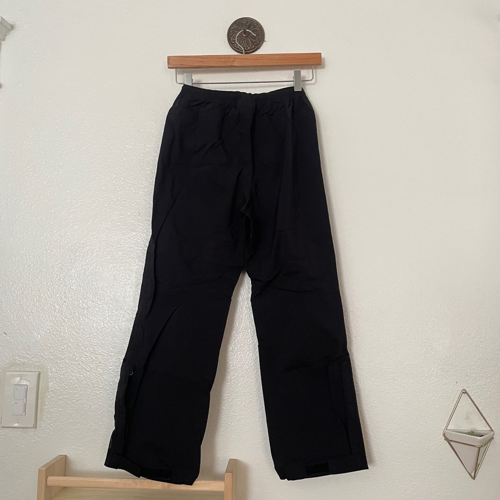 REI Boys Black Rain Pants Waterproof Hiking Trousers Size M 10-12 843968